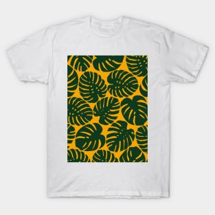 Monstera Leaf Pattern T-Shirt